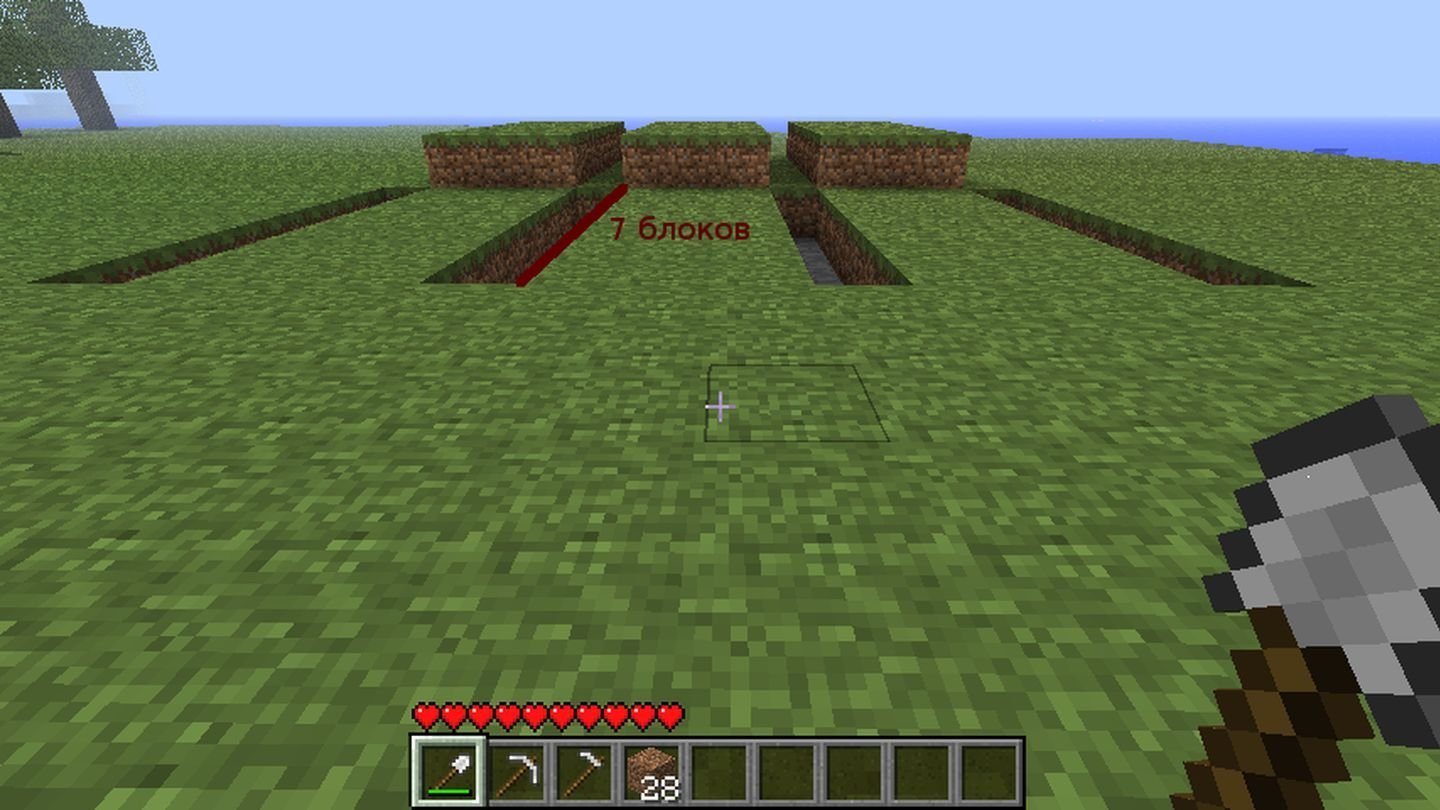 Источник: Minecraft Wiki / Постройка полуавтоматической фермы