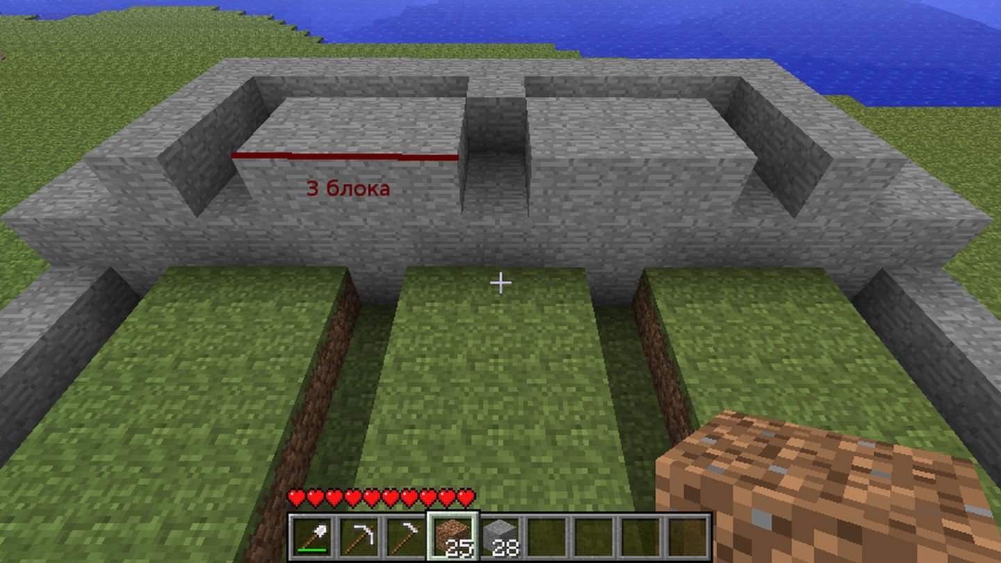 Источник: Minecraft Wiki / Постройка полуавтоматической фермы