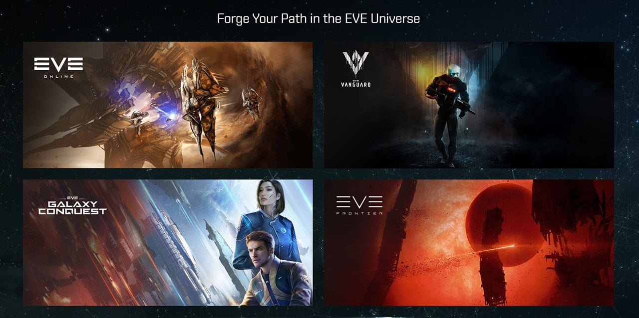 Источник: eve.com / Главная страница EVE Online