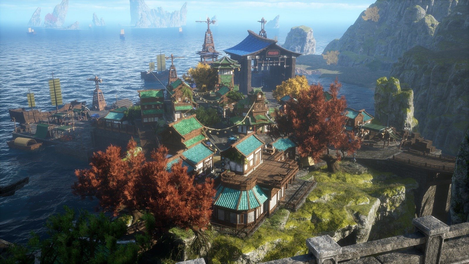 Геймер воссоздал гавань Ли Юэ из Genshin Impact на Unreal Engine 5