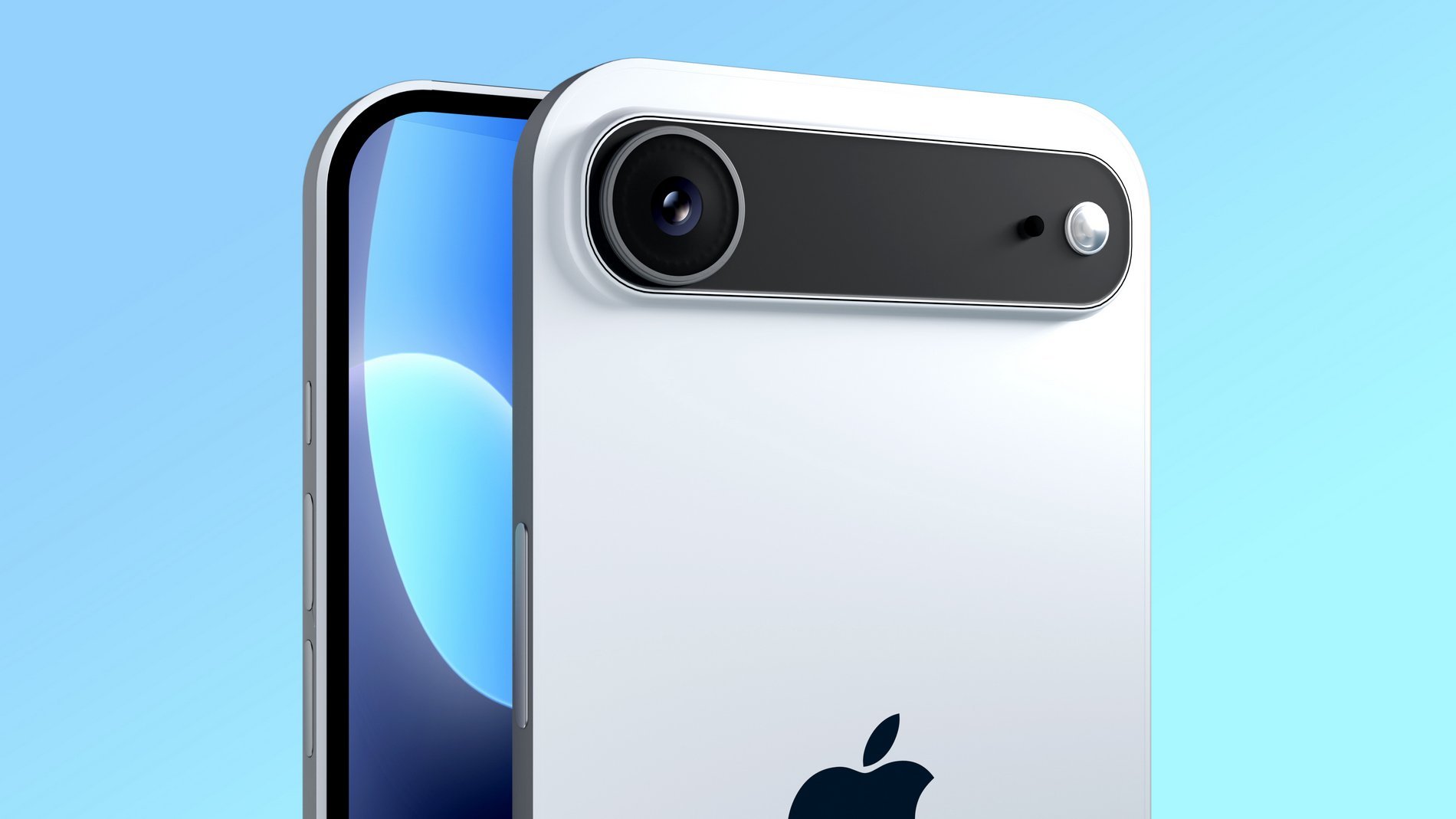 Один из прототипов iPhone 17 Air в белом цвете