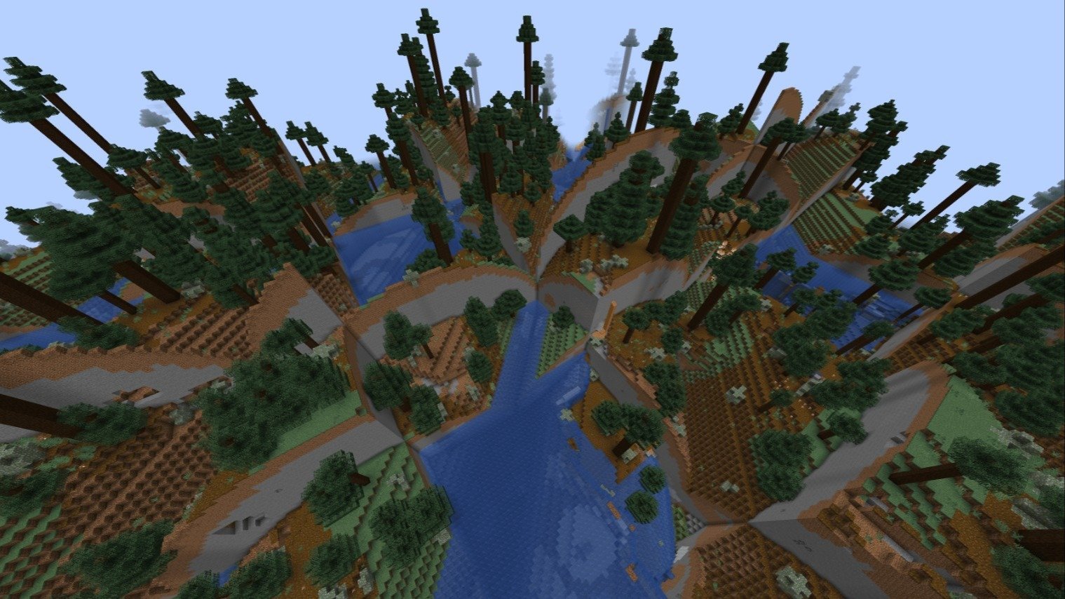 Прохождение Minecraft теперь зависит от знаний игрока  дикая генерация с TerraMath