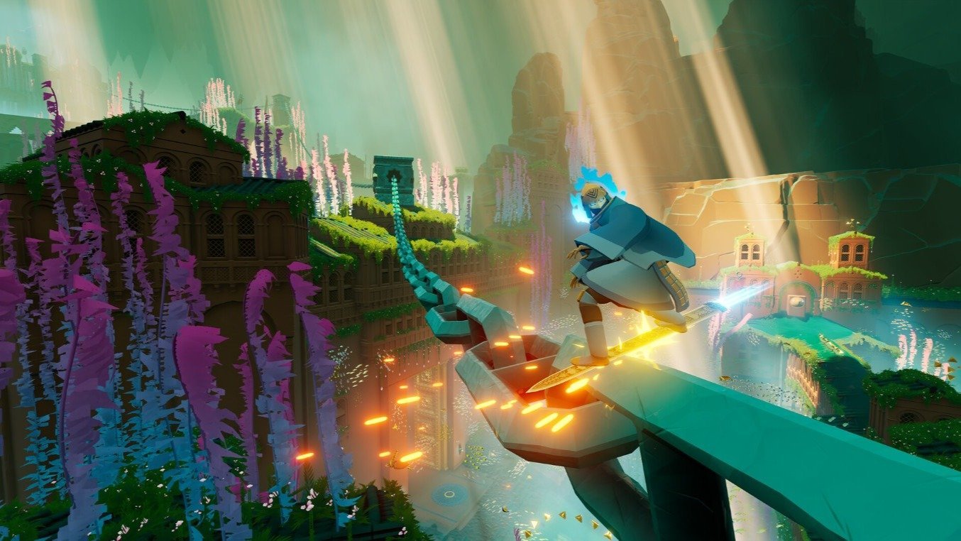 В Steam вышла Sword of the Sea  атмосферная индиигра о возрождении цивилизации
