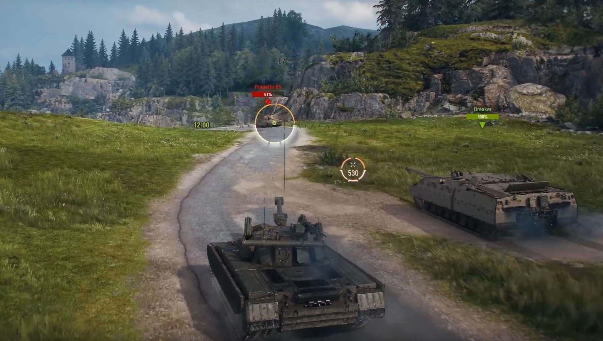 Танк 11 ровня в World of Tanks.