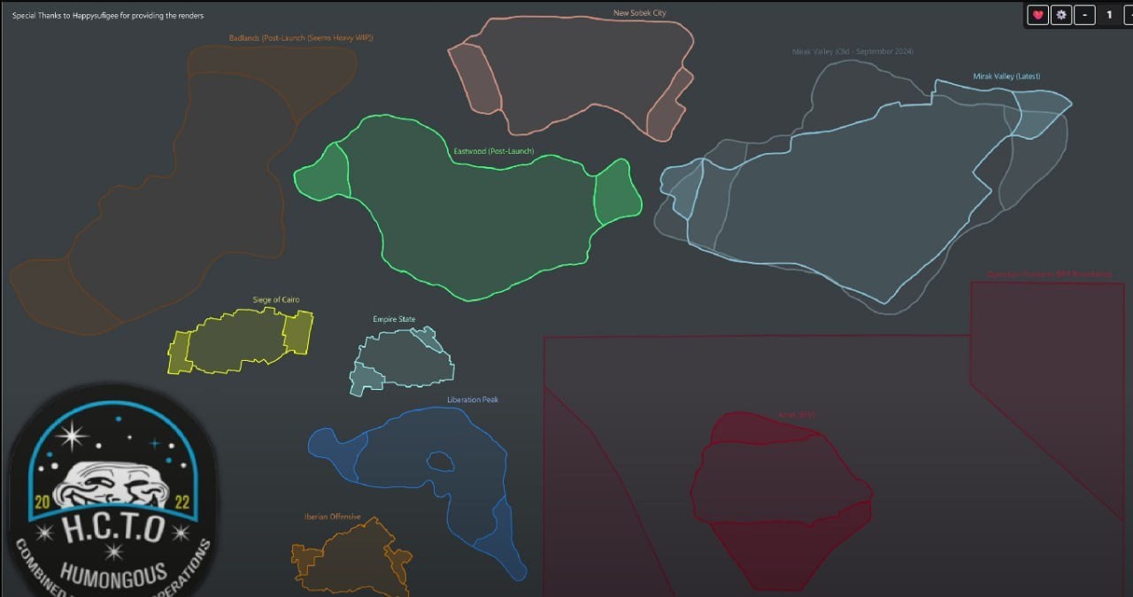 Empire State, Siege of Cairo, Liberation Peak и Iberian Offensive были в бетах