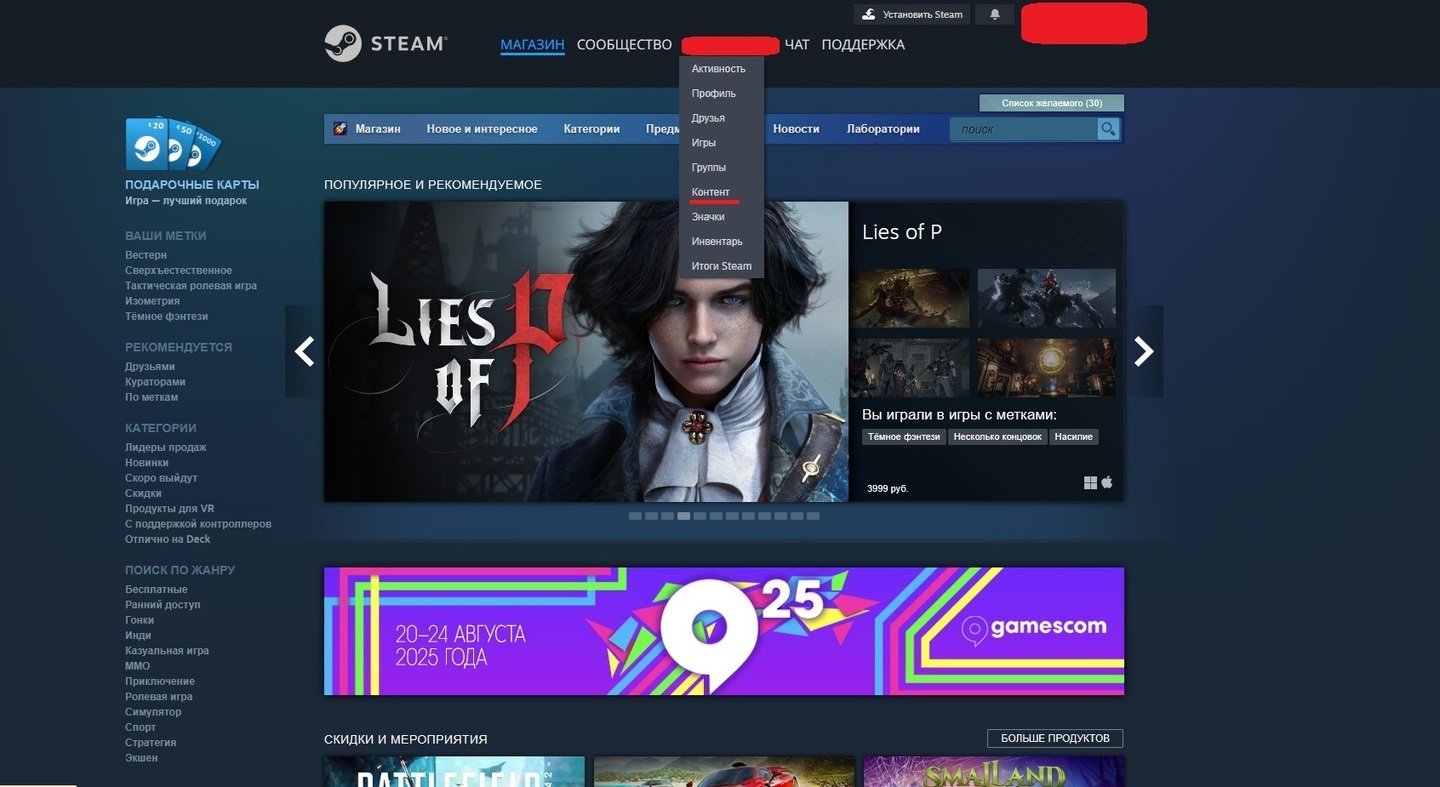 Источник: CQ.ru / Сайт Steam
