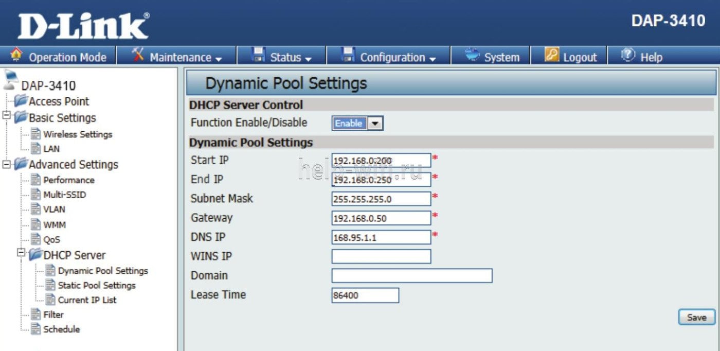 Источник: CQ.ru / Интерфейс роутера с DHCP Client List
