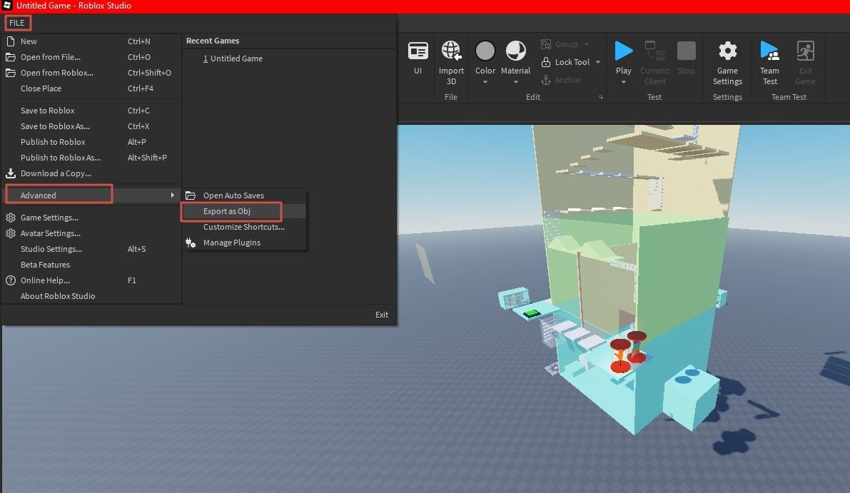 Источник: CQ.ru / Экспорт проекта в Roblox Studio