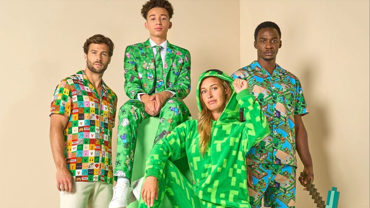Minecraft выпустила линейку деловых костюмов совместно с OppoSuits  детали