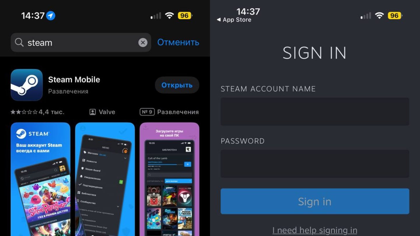 Источник: CQ.ru / Восстановление аккаунта в Steam