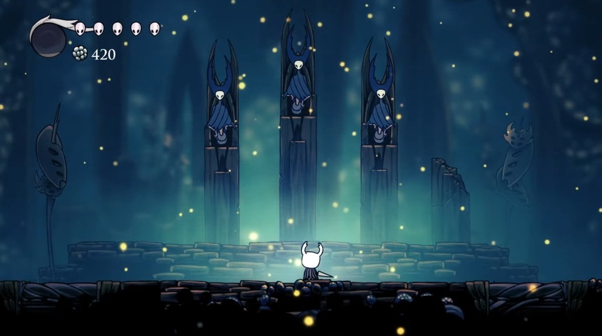 Источник: скриншот CQ.ru / Лорды богомолов из Hollow Knight