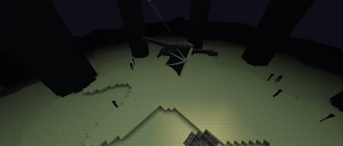 Источник: скриншот CQ.ru / Дракон Края из Minecraft