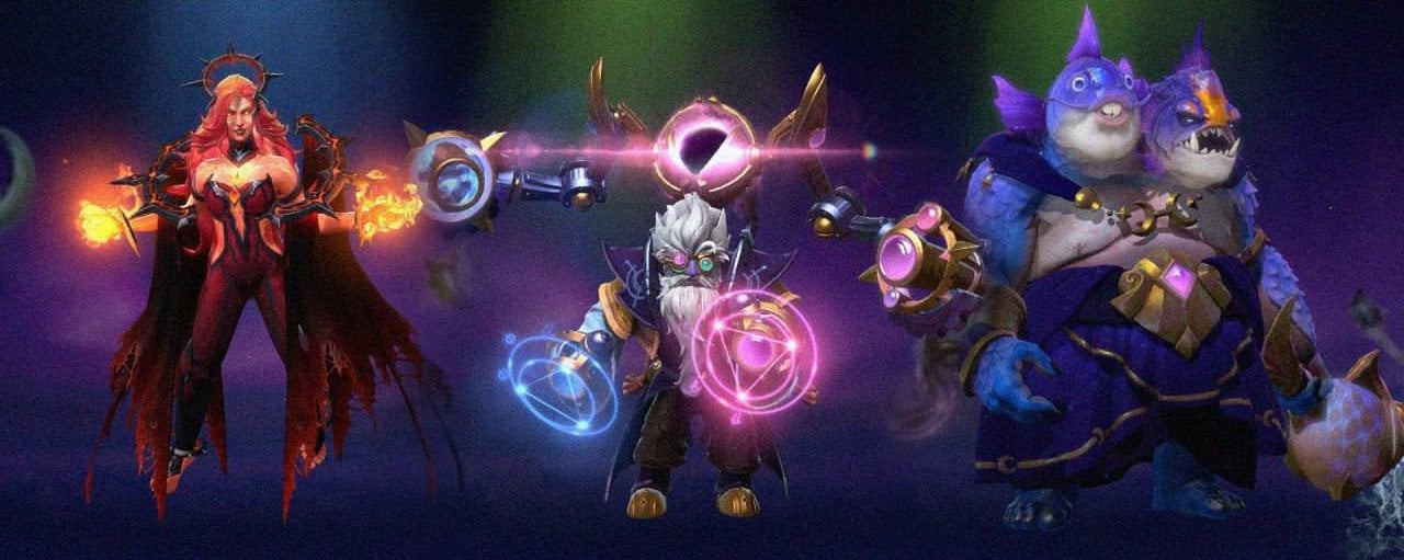 Скриншот CQ.ru / Lina, Tinker, Ogre Magi