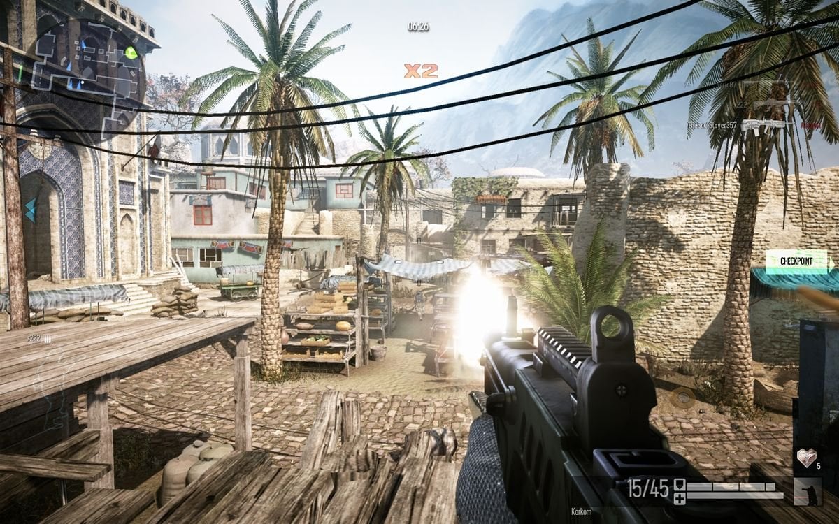Источник: скриншот СQ.ru / Честно, качеством графики меня Warface приятно удивил, учитывая его возраст