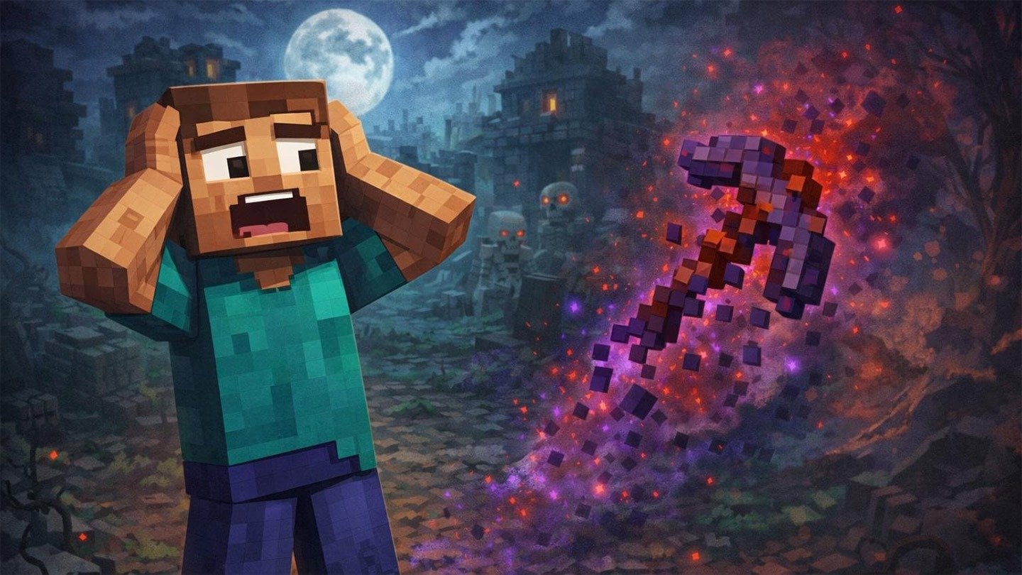 Проклятие утраты в Minecraft