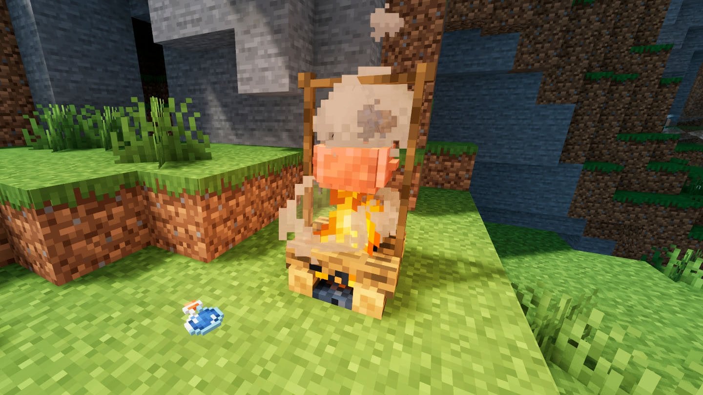 Источник: скриншот CQ.ru  / Приготовление еды и вид на то, как предметы лежат в мире