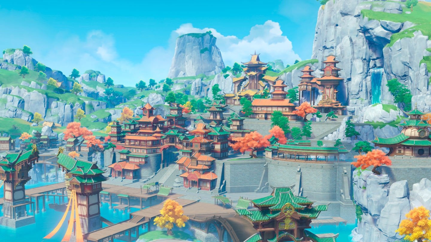 Источник: скриншот CQ.ru / Торговая столица Тейвата — Ли Юэ