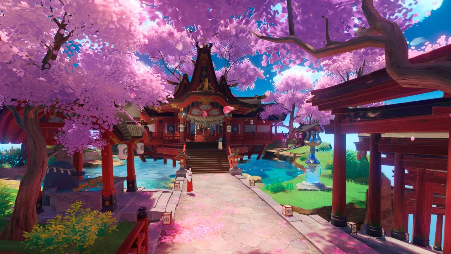 Источник: скриншот CQ.ru /  Электро регион Инадзума и Великий храм Наруками