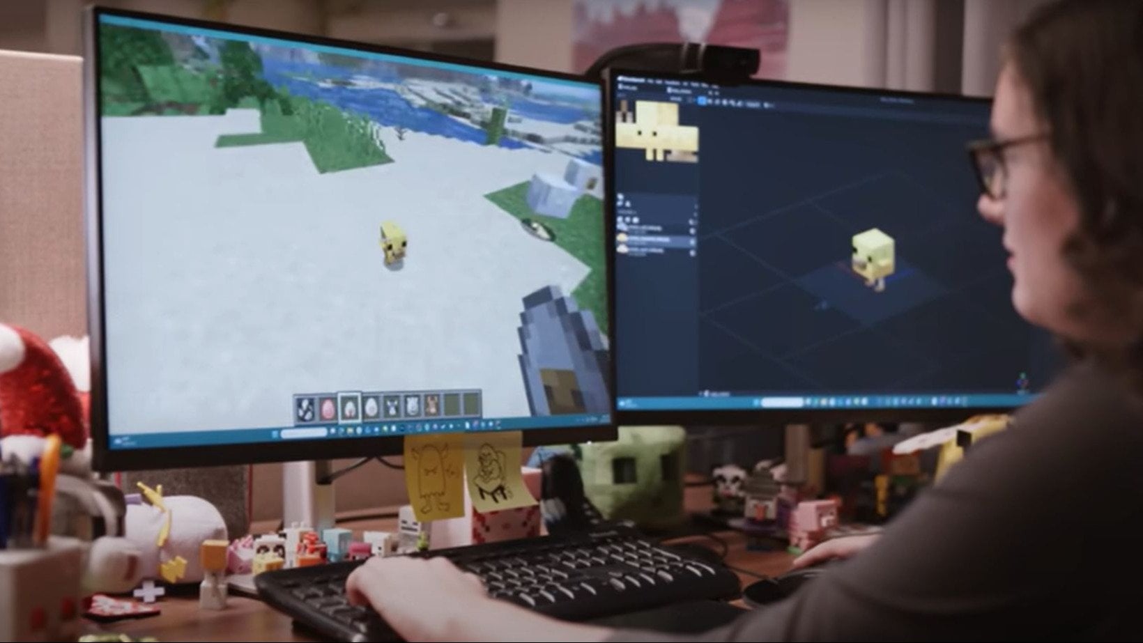 Геймер сыграл в бильярд цыплятами из Minecraft