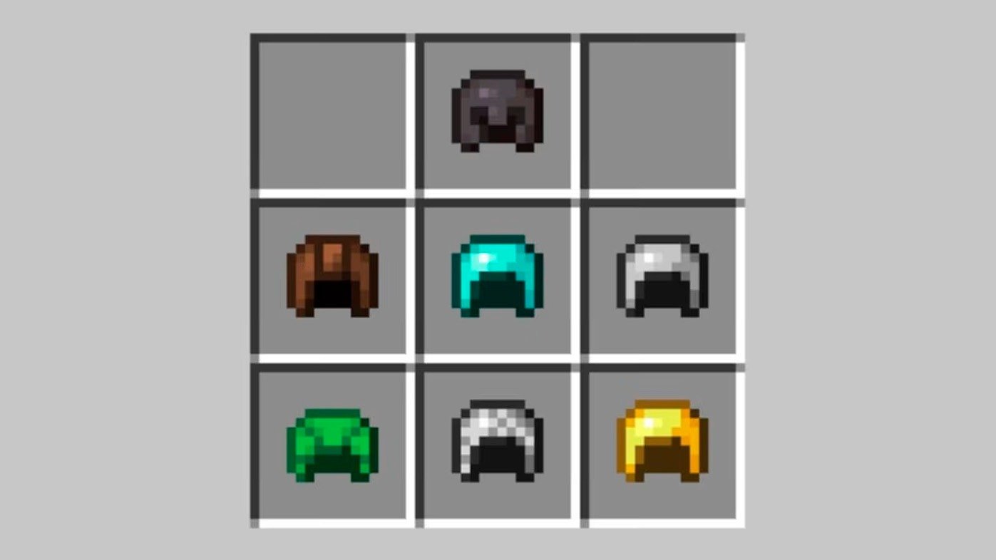 Шлемы в Minecraft полный гайд по броне