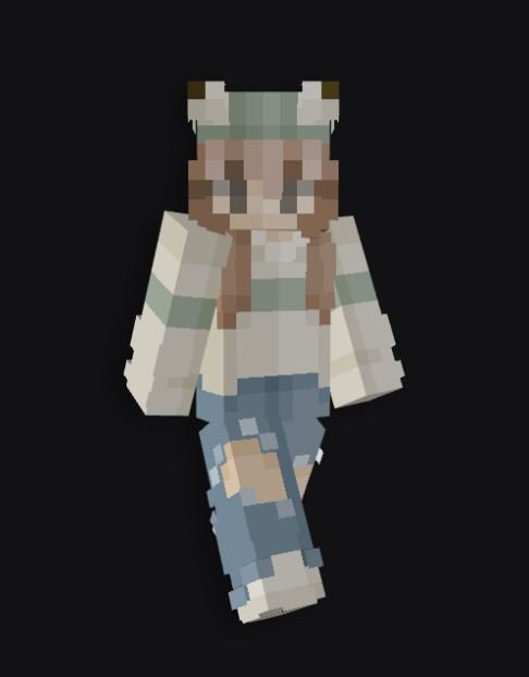 Источник: скриншот CQ.ru / Природные скины для девочек в Minecraft