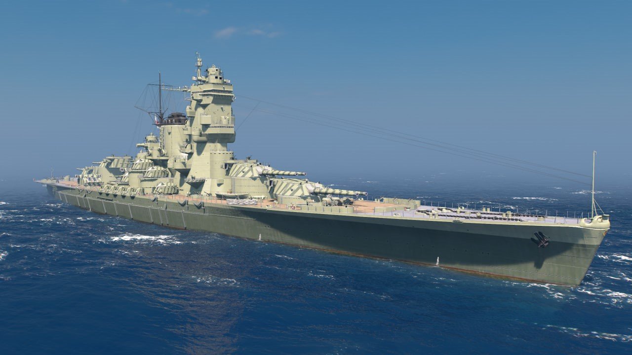 Источник: CQ.ru / Линкор Ивами Мир Кораблей