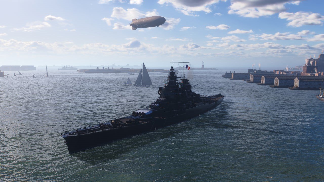 Источник: CQ.ru / Линкор Гасконь Мир Кораблей