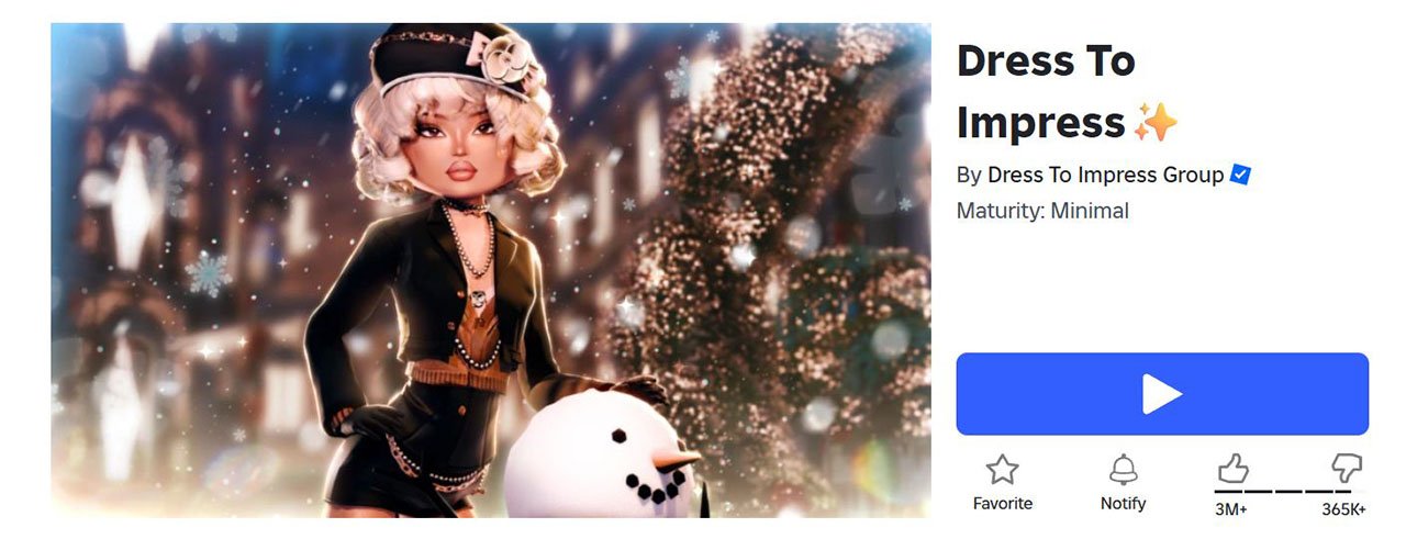 Источник: CQ.ru / Dress To Impress — популярная игра у аудитории 16+