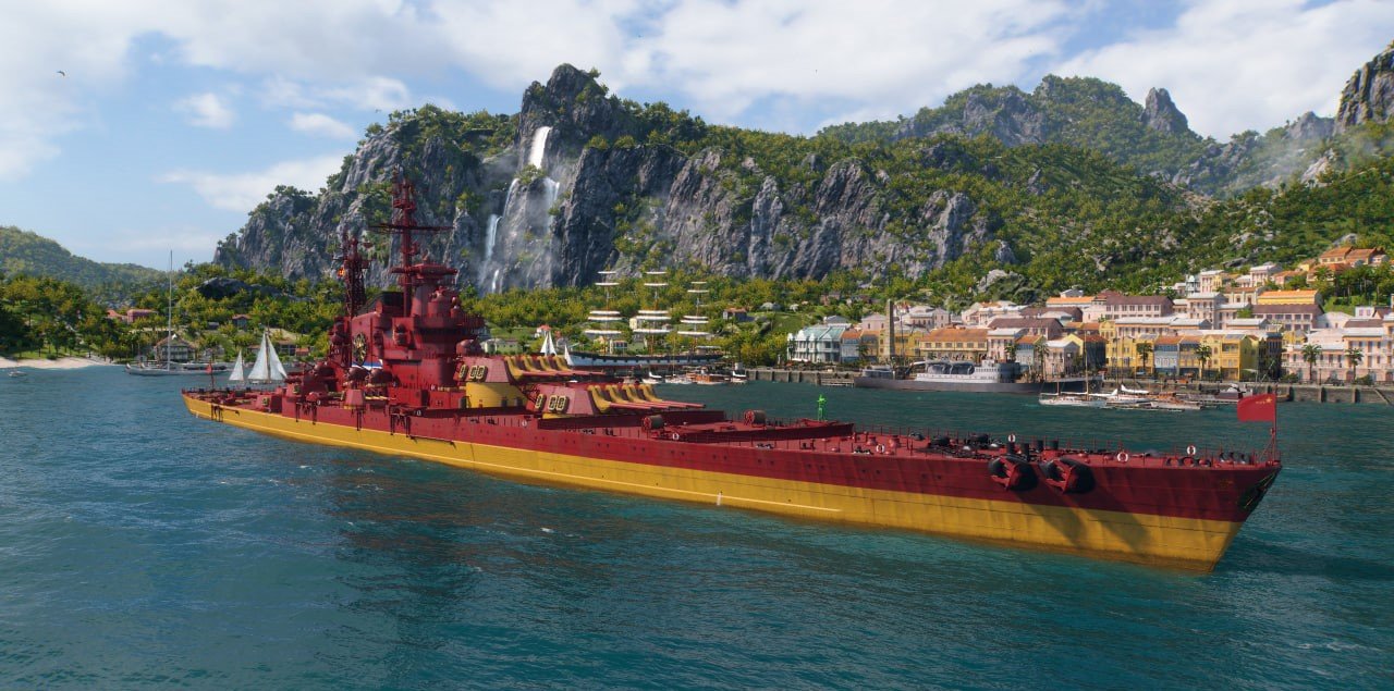 Источник: CQ.ru / Линкор Tiangong Мир кораблей