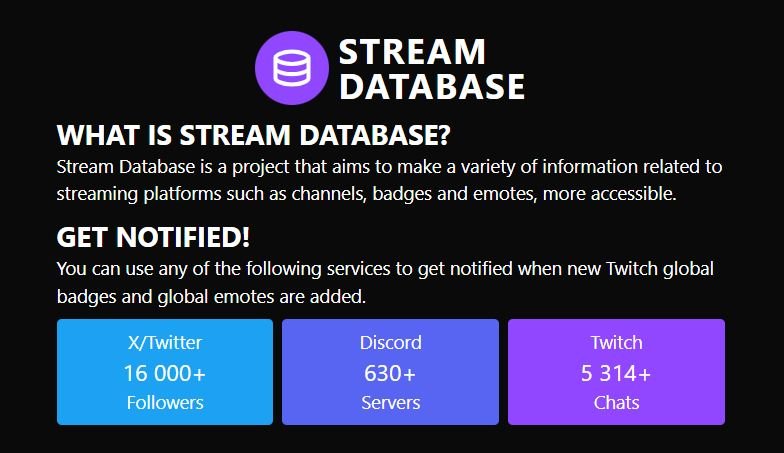 Stream Database