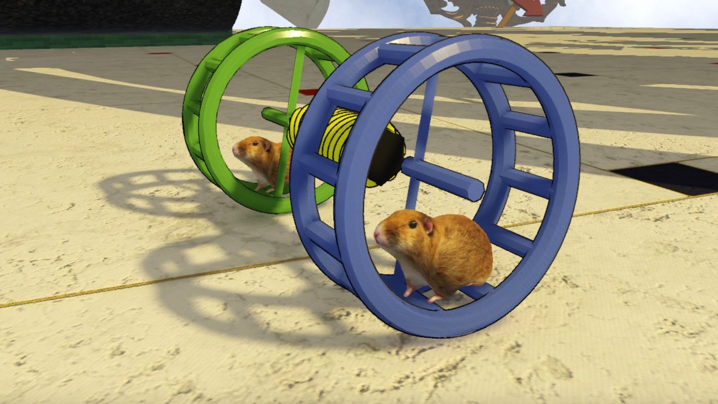 Вышел бесплатный кооператив про хомяков в духе Chained Together