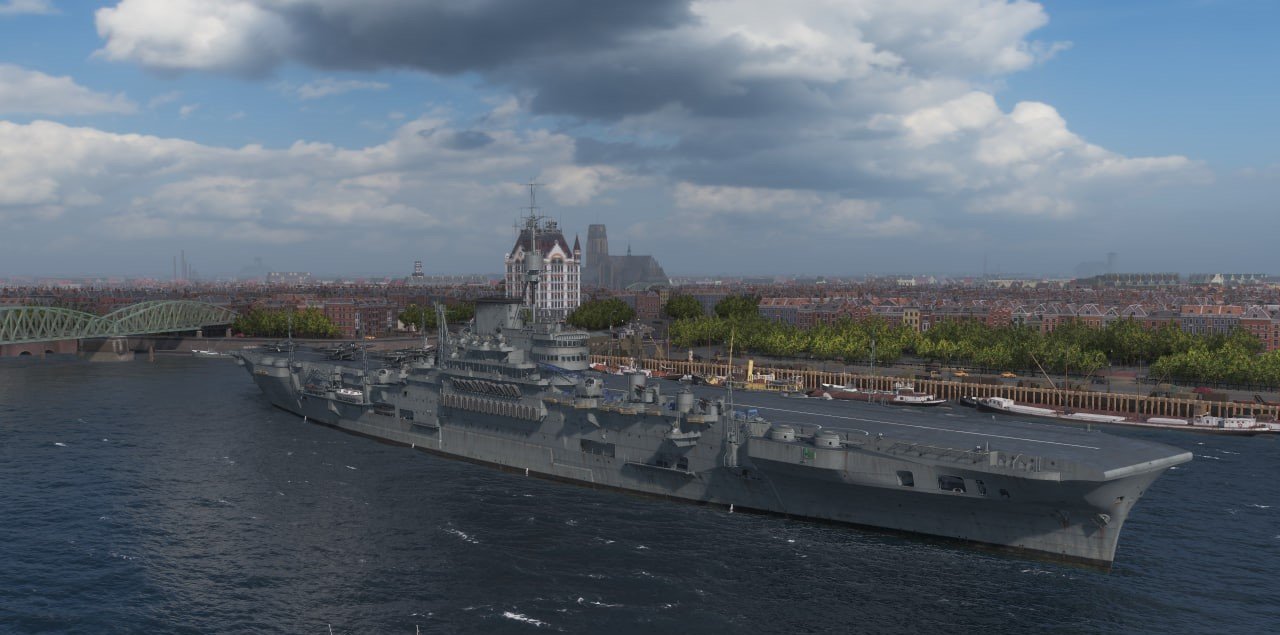 Источник: CQ.ru / Авианосец Implacable Мир кораблей