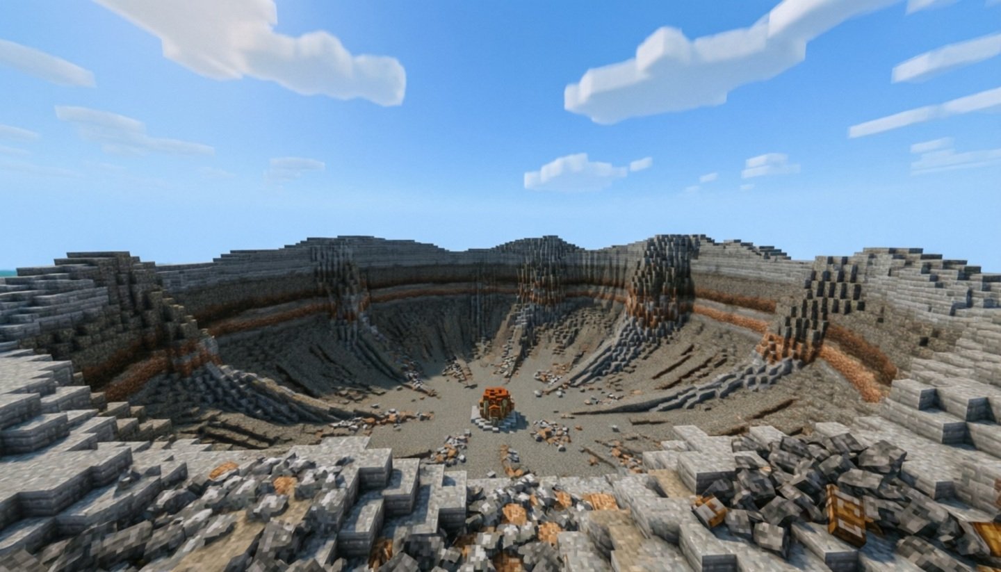 Источник: CQ.ru / Гигантский кратер у спауна