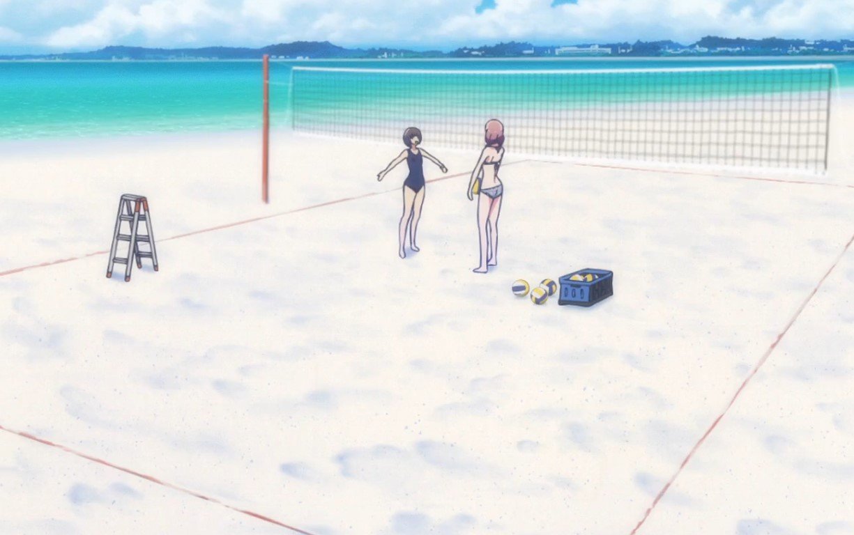 Источник: скриншот CQ.ru / Харука и Каната принимают подачу