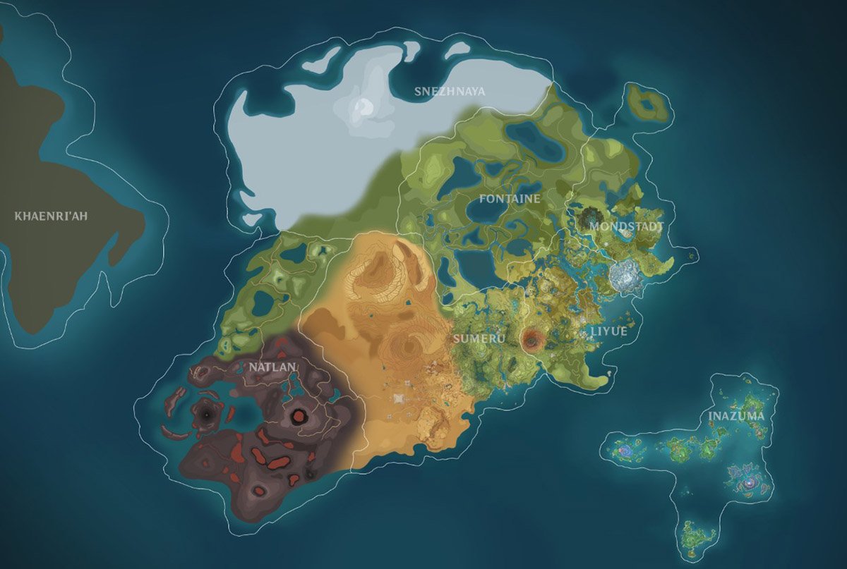 Источник: скриншот CQ.ru / Снежная Геншин Импакт по теориям была над Фонтейном