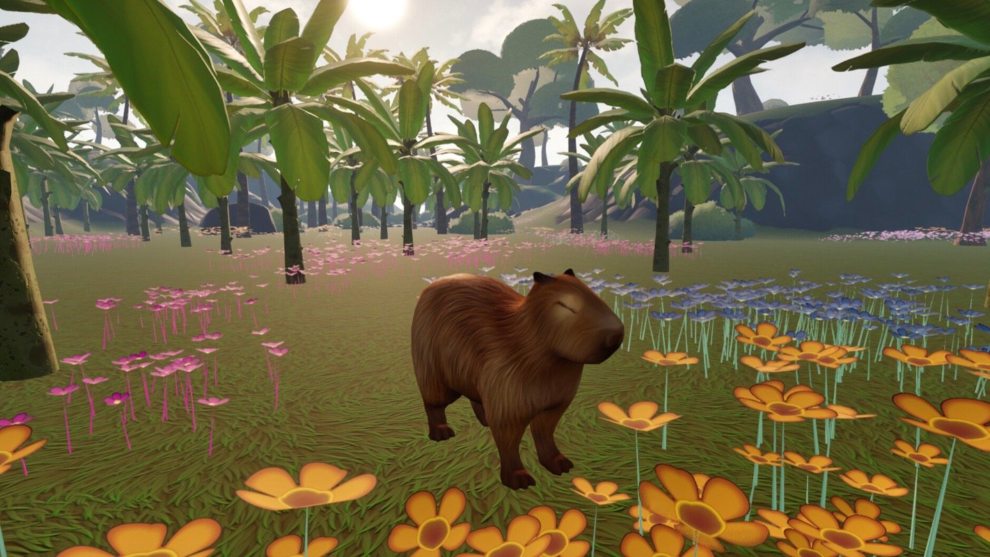 В Steam ожидается симулятор капибары