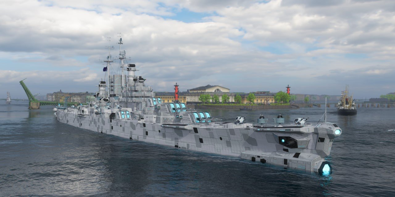 Источник: CQ.ru / Крейсер Des Moines Мир кораблей