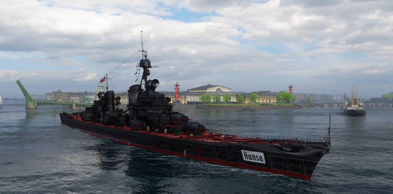 Источник: CQ.ru / Крейсер Hansa Мир кораблей