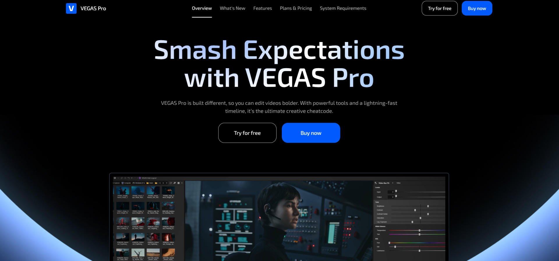 Источник: скриншот CQ.ru / VEGAS Pro