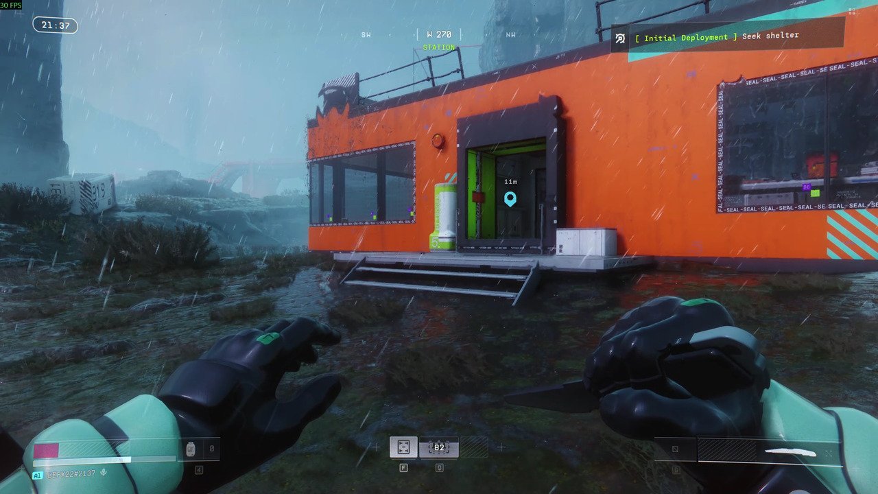 Источник: скриншот CQ.ru / Стартовая локация Marathon