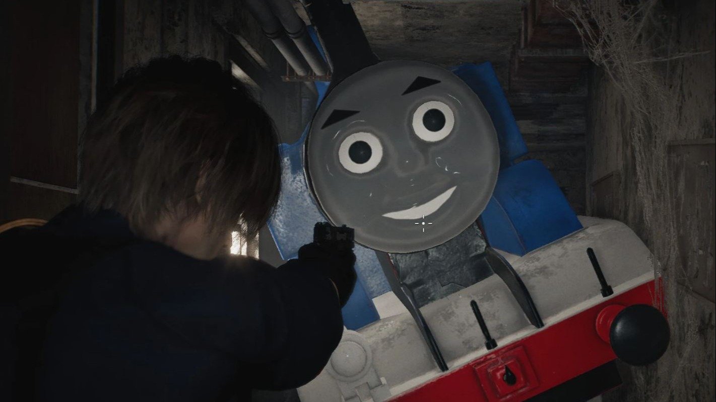 Леону из Resident Evil Requiem предстоит сразиться с паровозиком Томасом