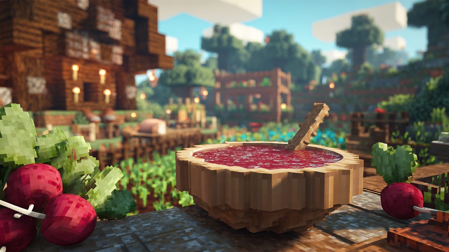 Свекольный суп в Minecraft как приготовить и в чем его польза