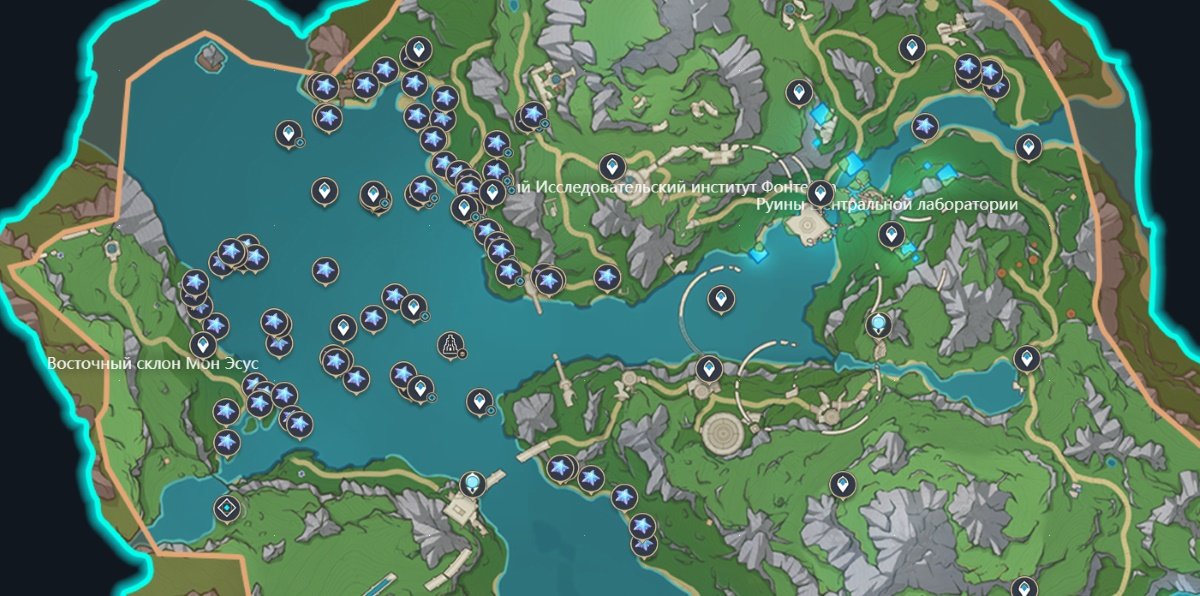 Источник: скриншот CQ.ru / Темнозвездник Геншин Импакт карта
