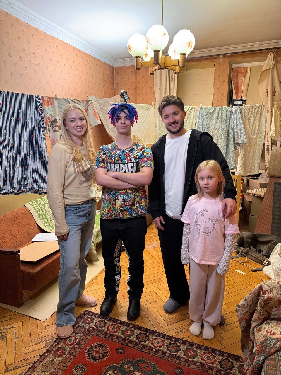 Иван Золо с семьей Кукояк