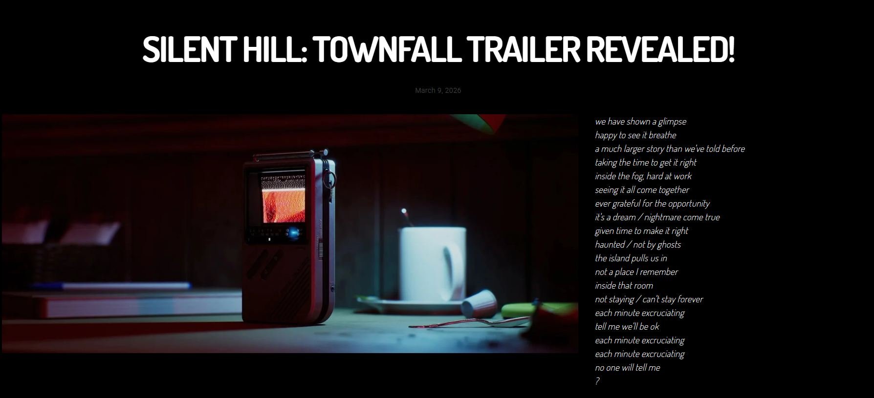 Silent Hill: Townfall