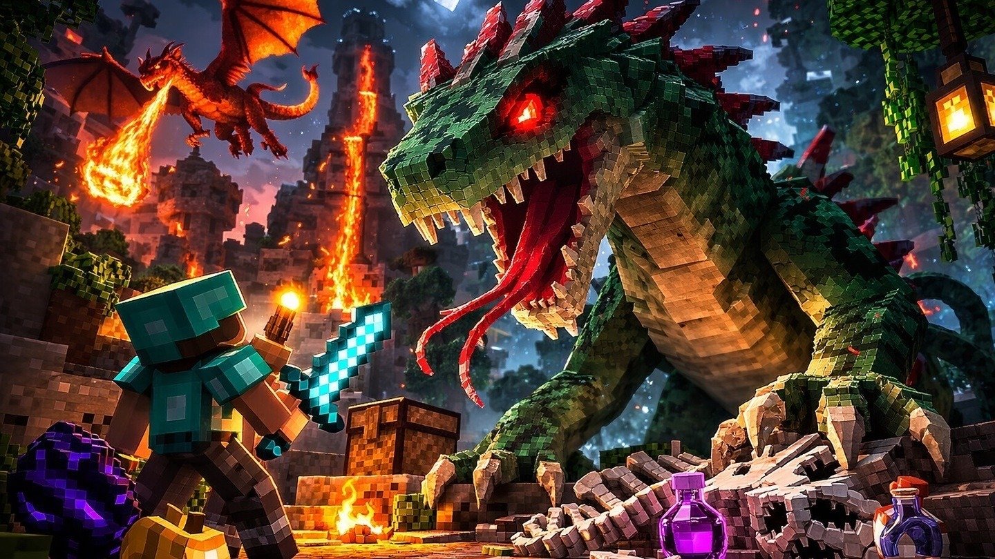 Все о василиске в Minecraft