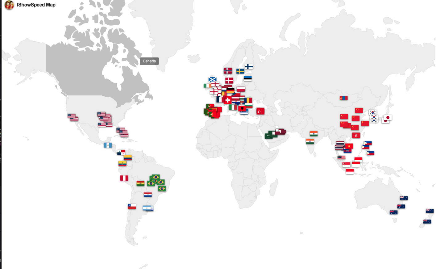 Источник: CQ.ru / Страны, в которых побывал Спид