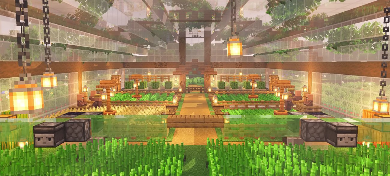 Источник CQ.ru / Теплица в Майнкрафт