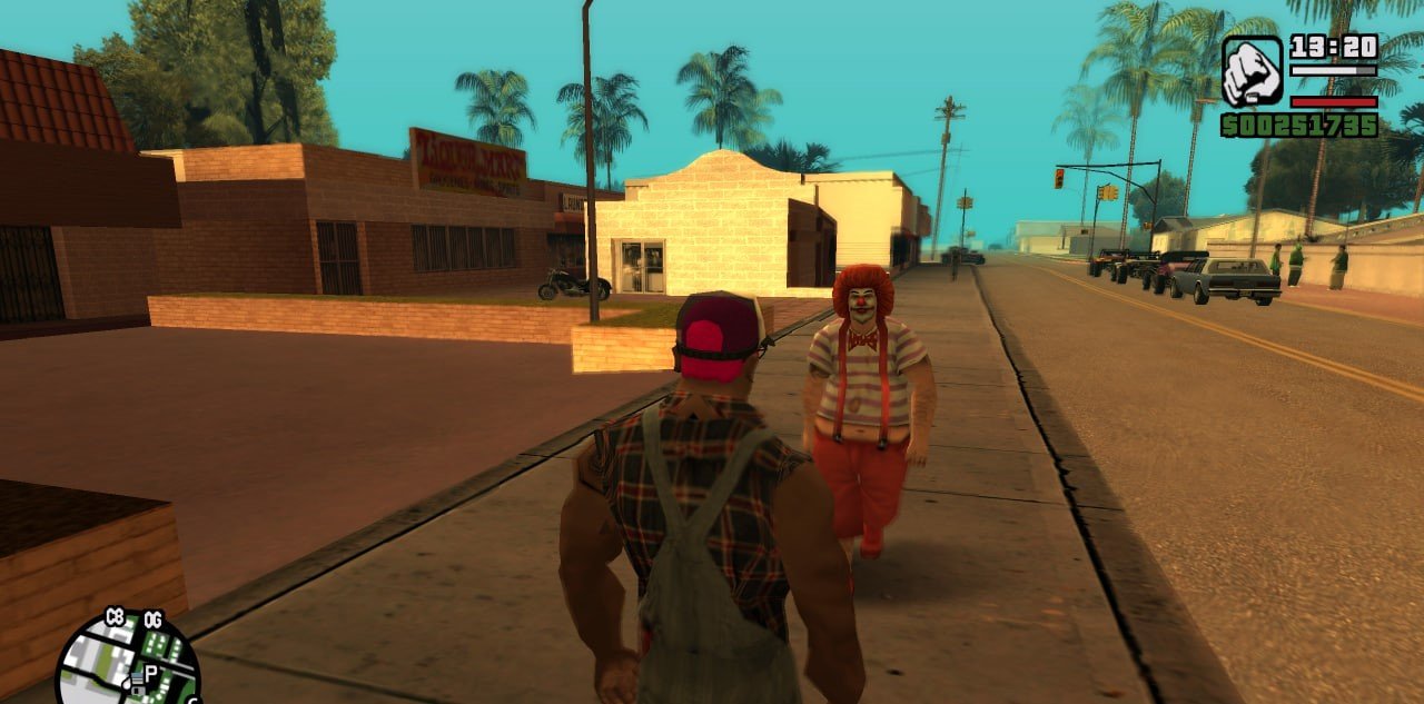 Источник: CQ.ru / Клоуны в GTA San Andreas