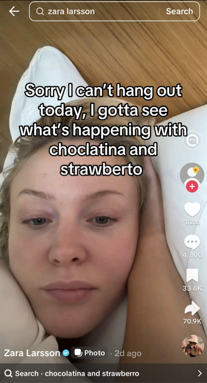 Источник: скриншот CQ.ru / Одно из популярных видео в TikTOk